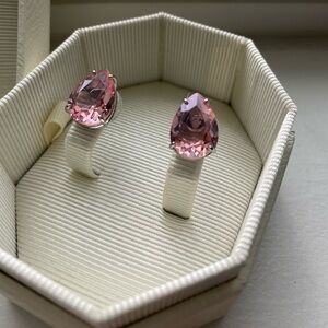 Pink Swarovski Studs
